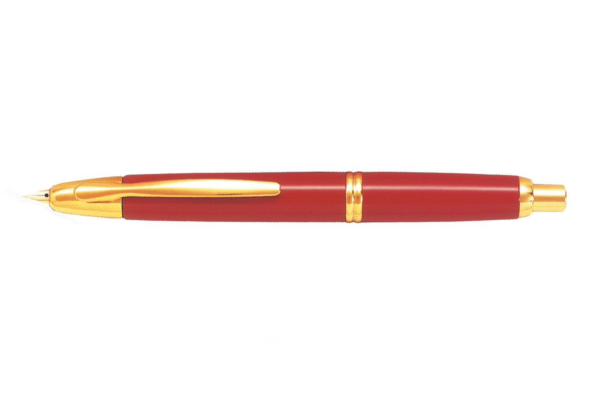 Pilot Capless Gold Trims Red Vulpen